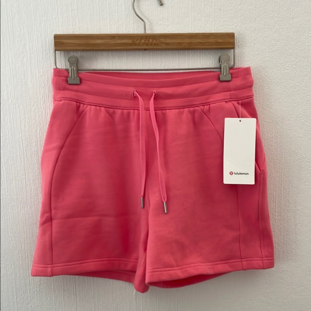 lululemon athletica Pink Athletic Shorts Elastic Waistband